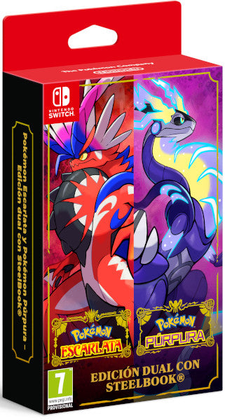 Pokemon Escarlata/purpura Pack Dual (imp) Nintendo Switch Hover Image