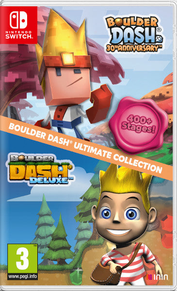 Boulder Dash Ultimate Collection 2&1 (bulder Dash 30th Anniversary + Bulder Dash Deluxe) Nintendo Switch Hover Image