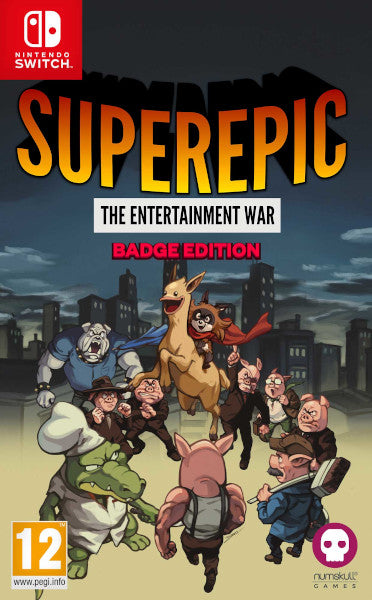 Superepic The Entertainment War (badge Edition) Nintendo Switch Hover Image