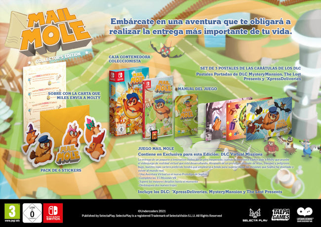 Mail Mole Collector's Edition Nintendo Switch Hover Image