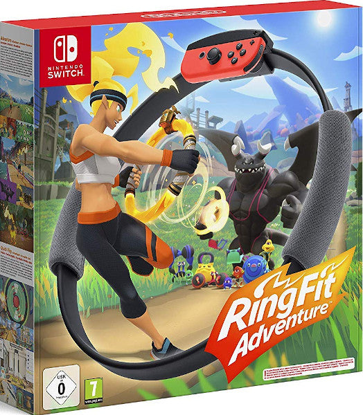 Ring Fit Adventure + Ring-con + Leg Strap Nintendo Switch Hover Image