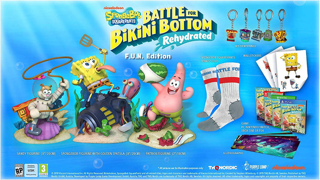 Bob Esponja: Battle For Bikini Bottom Rehydrated F.u.n Edition Nintendo Switch Hover Image