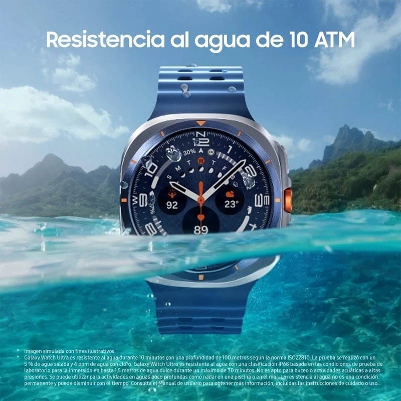 Smartwatch Samsung Galaxy Watch Ultra 2025 Plateado Titanio - Reloj Inteligente