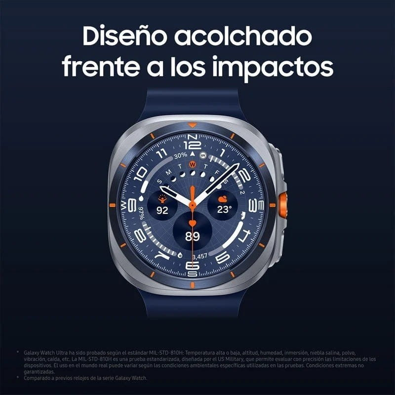 Smartwatch Samsung Galaxy Watch Ultra 2025 Plateado Titanio - Reloj Inteligente
