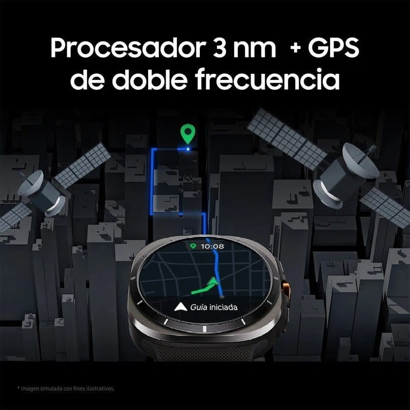 Smartwatch Samsung Galaxy Watch Ultra 2025 Plateado Titanio - Reloj Inteligente
