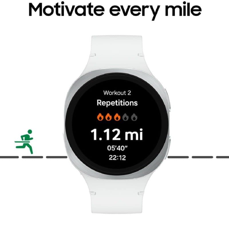 Smartwatch Samsung Galaxy Watch8 L320 40 mm BT Plata - Reloj Inteligente