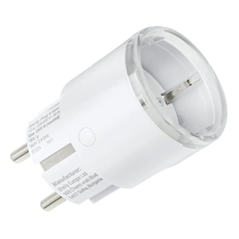 Shelly Plug S MTR Gen3 Blanco - Enchufe Inteligente con conectividad WiFI, compatibilidad con Matter y plataformas Smart Home