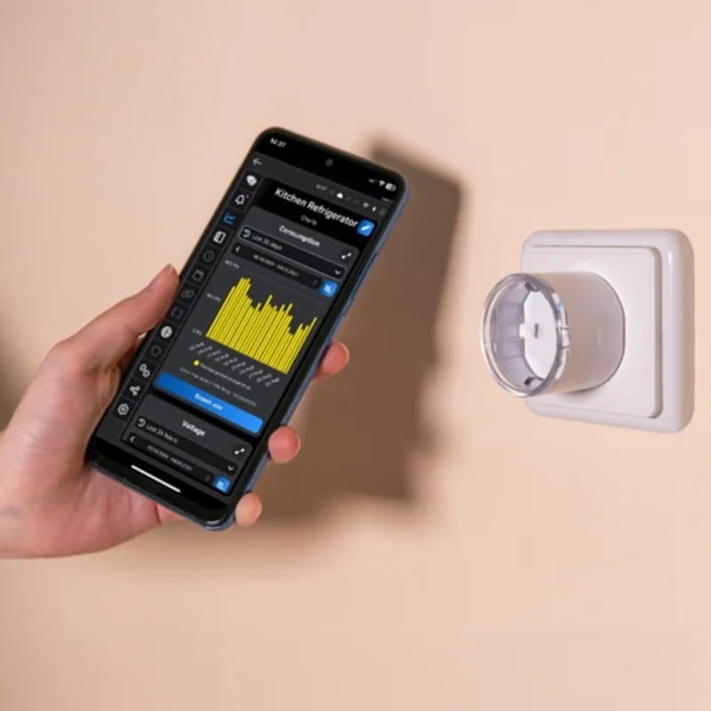 Shelly Plug S MTR Gen3 Blanco - Enchufe Inteligente con conectividad WiFI, compatibilidad con Matter y plataformas Smart Home