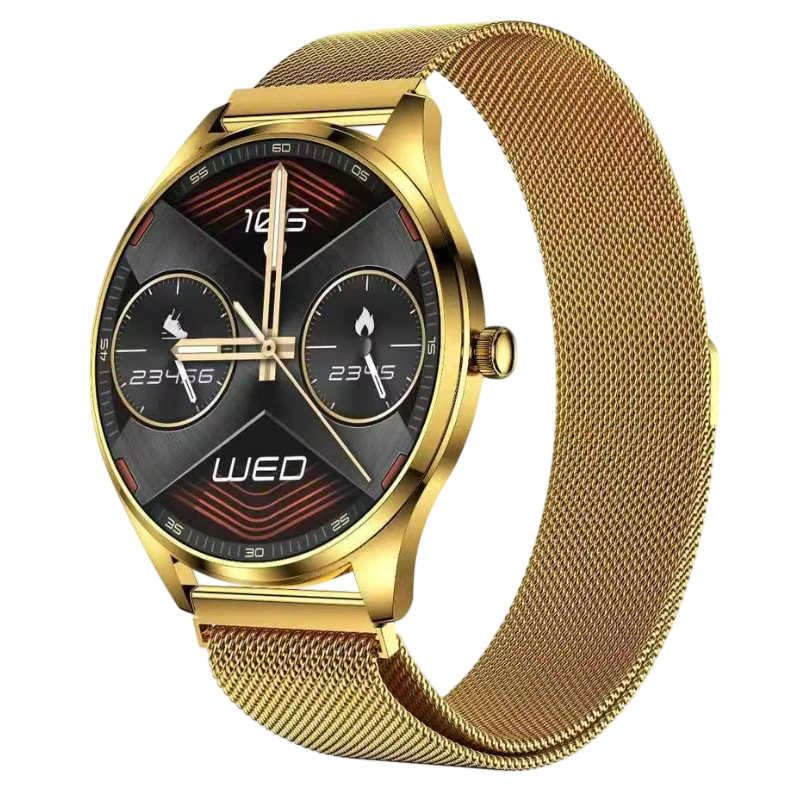 TN99 Smartwatch con Correa Milanesa Dorado Llamadas BT