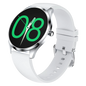 TN99 Smartwatch con Correa de Silicona Plata Monitoreo de Frecuencia Cardíaca