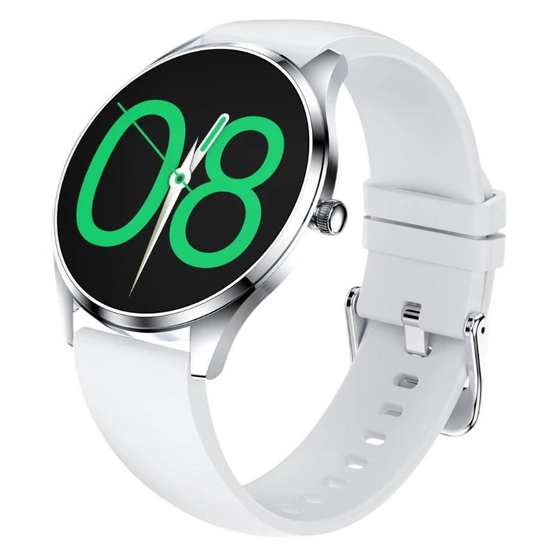 TN99 Correa Silicona Plata 1,43 pulgadas AMOLED 5 días +100 deportes IP67 - Reloj inteligente
