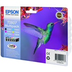 Multipack Tinta Epson T08074 T080140+240+340+440 +540+640 - Colibri