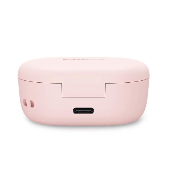 Auriculares Bluetooth Philips TAT1300PK con estuche de carga/ Autonomía 6h/ Rosas