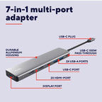 Docking USB Tipo-C Trust Dalyx/ 2xUSB/ 2xHDMI 4K/ 1xDisplayPort/ 1xUSB Tipo-C PD/ Gris
