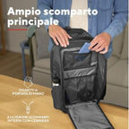 Mochila Trust Jersy Color Negro Para Portatiles Hasta 17" 15 Compartimientos 25l