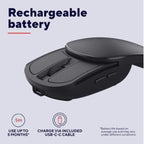 Mouse Trust Wireless Zylo Negro 2400 Dpi Ajustable 6 Botones Plegable