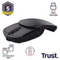 Mouse Trust Wireless Zylo Negro 2400 Dpi Ajustable 6 Botones Plegable