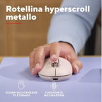 Mouse Trust Wireless Seron Hypscroll Slim 400-2400dpi 6 Botones Recargable Fsc Grs Rosa