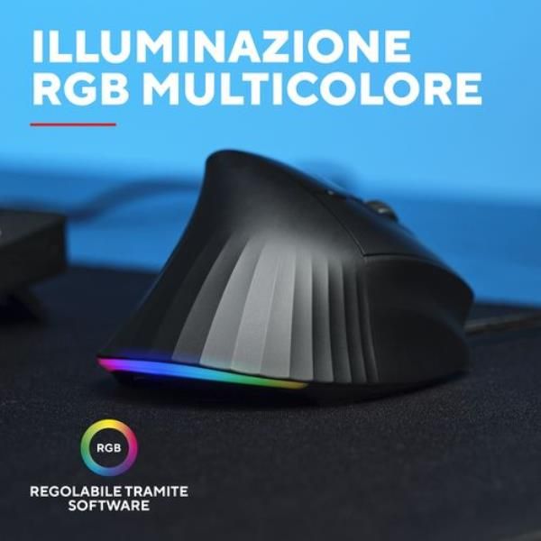 Mouse Trust Gaming Gxt 145 Rexxa 10000dpi 6 Botones Programables Iluminacion Rgb Negro