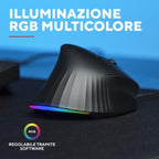 Mouse Trust Gaming Gxt 145 Rexxa 10000dpi 6 Botones Programables Iluminacion Rgb Negro