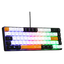 Teclado de Membrana The G-Lab Keyz Hydrogen RGB Negro/Blanco/Naranja