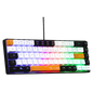 Teclado de Membrana The G-Lab Keyz Hydrogen RGB Negro/Blanco/Naranja