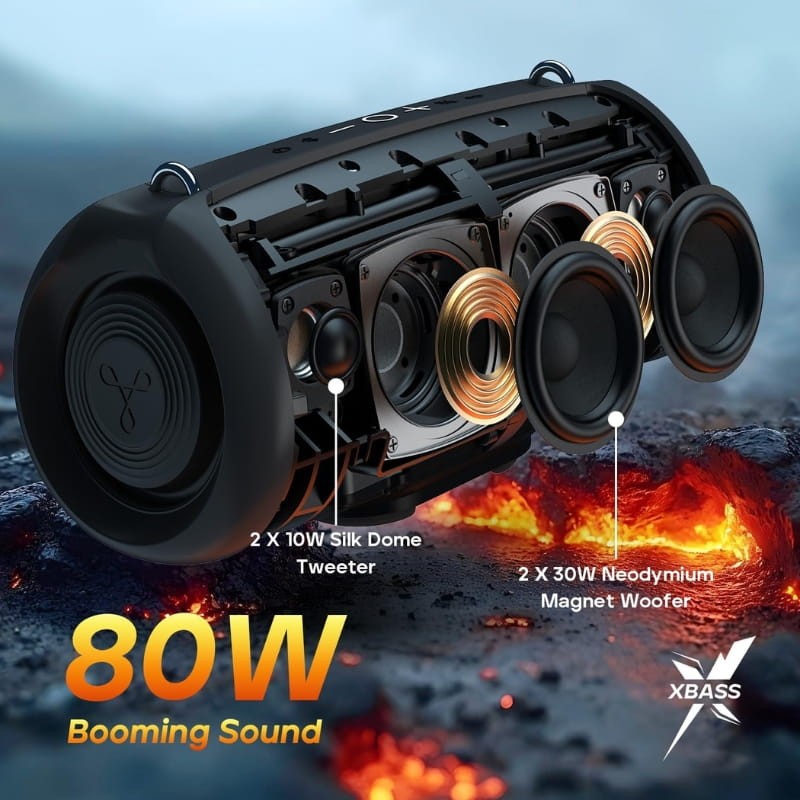 Altavoz Bluetooth Tribit StormBox Lava 80W