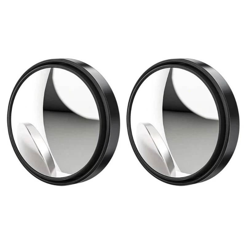 Uni-Fine Blind Spot 2 Piezas Negro - Espejo de Punto Ciego para Coche