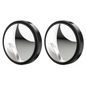 Uni-Fine Blind Spot 2 Piezas Negro - Espejo de Punto Ciego para Coche