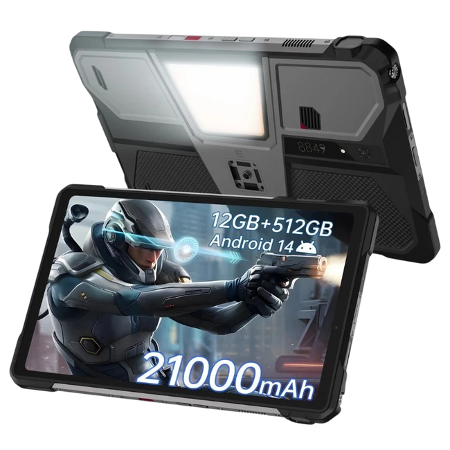 Unihertz 8849 TANK Pad E 10,95 12GB/512GB 4G Rugged con Proyector Hover Image