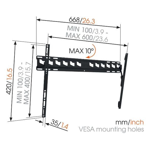 Vogel's Ma4010-c1 Soporte Tv De 40" A 80"