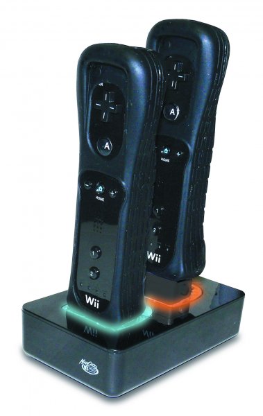 Mad Catz Dual Charging Station Plus Negro (wii/wii U)