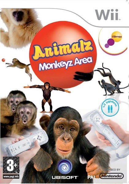 Animalz:monkeyz Area (selects) Nintendo Wii Hover Image