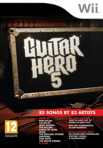 Guitar Hero 5 (selects) Nintendo Wii Hover Image