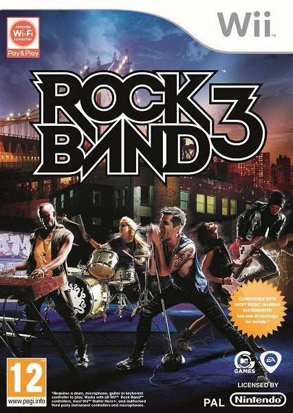 Rock Band 3 (selects) Nintendo Wii Hover Image
