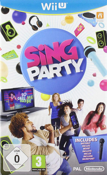 Sing Party + Microfono Nintendo Wii U Hover Image