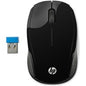 Raton Inalambrico Hp Optico 200 1000ppp Negro