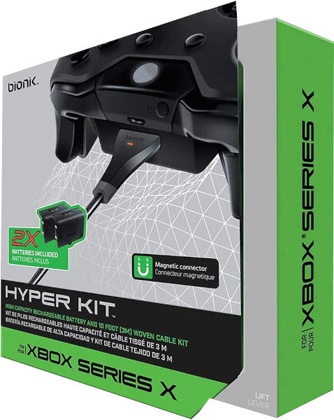 XBOX SERIES X Bionik Hyper Kit X (cable Magnetico 3m + 2 Baterias De 1200 Mah) Hover Image