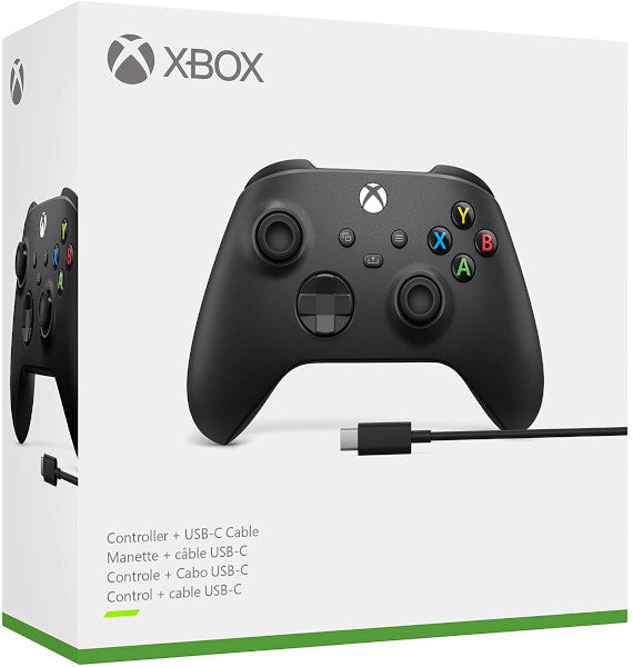 XBOX SERIES X Microsoft Wireless Controller Black + Usb Cable (xbone/pc)