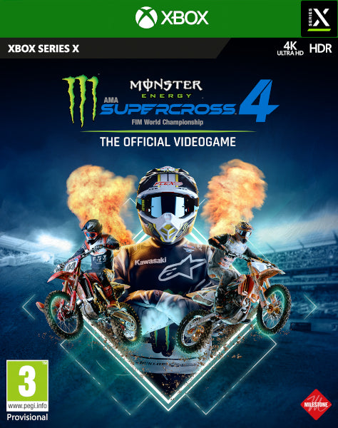Monster Energy Supercross: The Official Videogame 4 Xbox Series X Hover Image