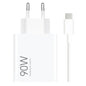 Cargador de carga Rápida Xiaomi 90W HyperCharge Combo USB Tipo-A + Cable USB-C 1m