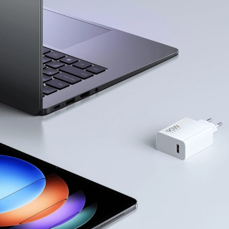 Cargador de carga Rápida Xiaomi 90W HyperCharge Combo USB Tipo-A + Cable USB-C 1m