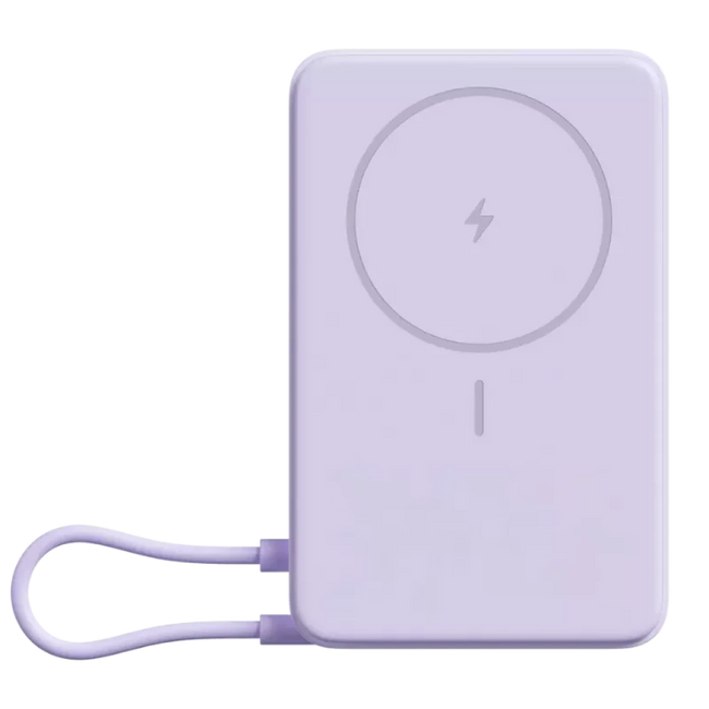 Xiaomi Magnetic Power Bank 10000 33W Violeta con Soporte Integrado Hover Image