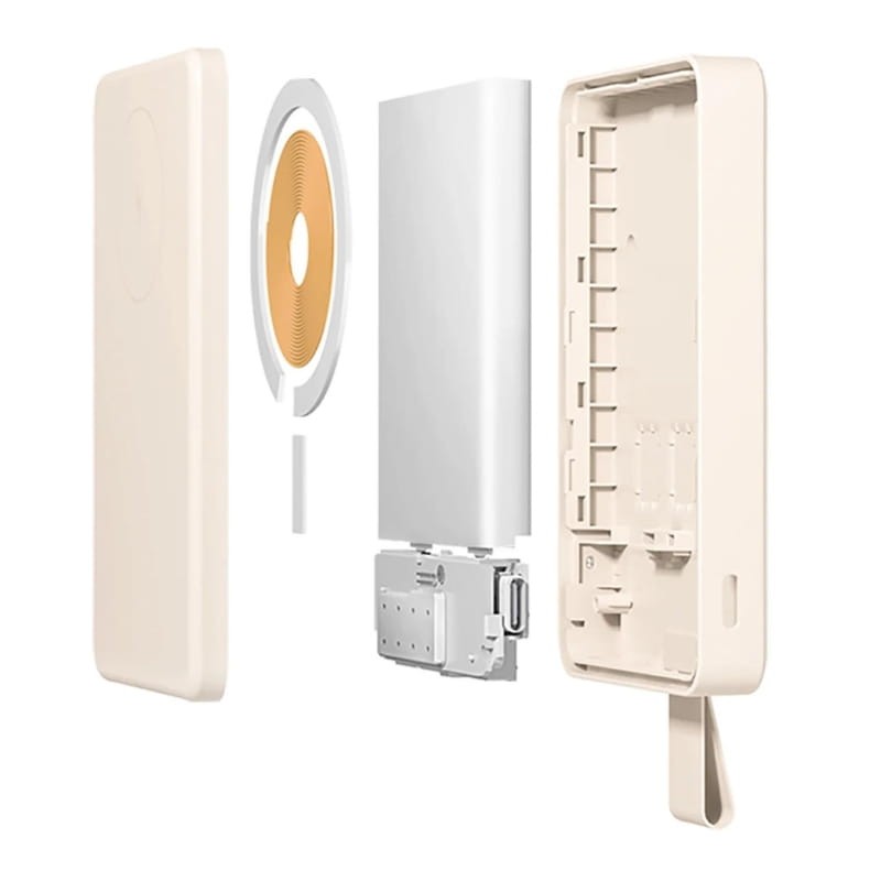 Xiaomi Magnetic Power Bank 6000mAh 15W - Banco de Alimentación Blanco