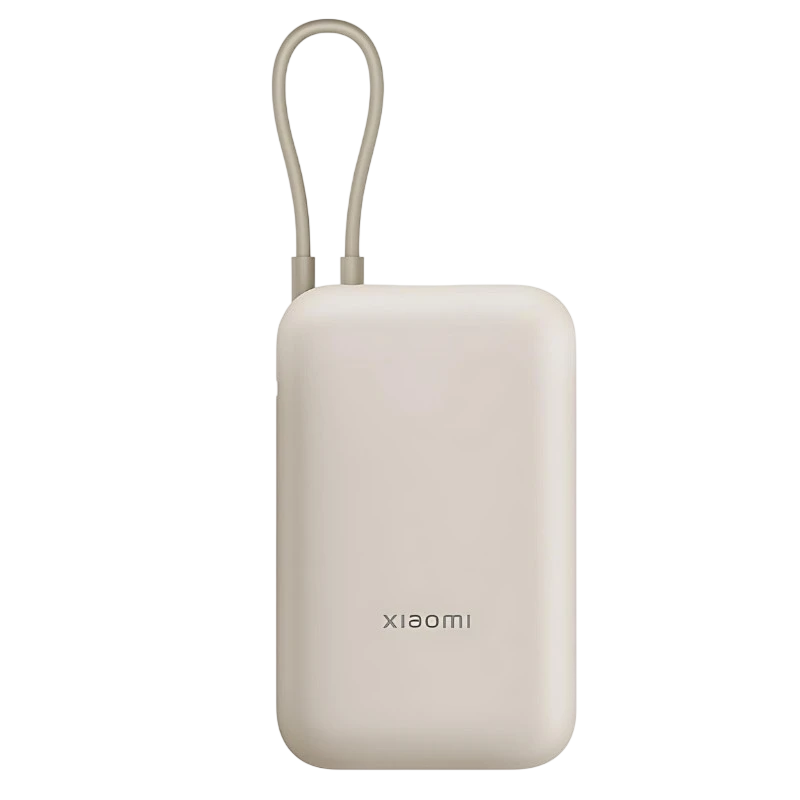 Xiaomi Power Bank 10000mAh (Cable Integrado) 22,5W Beige