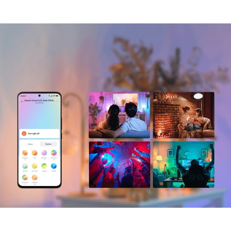 Xiaomi Smart LED Bulb Blanco y Color - Bombilla Inteligente