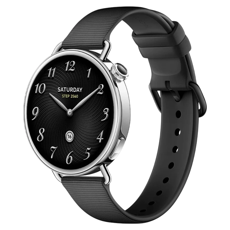 Xiaomi Watch S4 41 mm Correa Negro 1,32 pulgadas AMOLED GPS NFC 8 días +150 deportes 5ATM