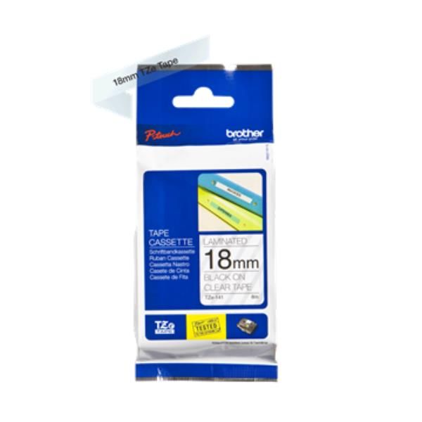 Cinta Laminada Brother Tze141 18mm X 8m