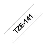 Cinta Laminada Brother Tze141 18mm X 8m