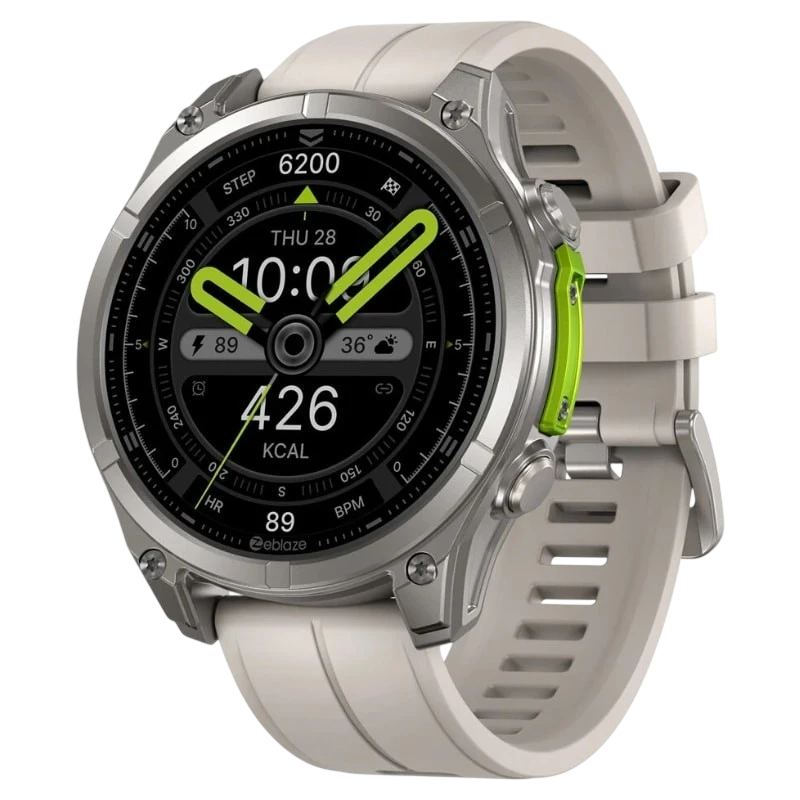 Zeblaze Vibe 8 Beige 1,43 pulgadas AMOLED GPS 30 días +100 deportes 5ATM IP69K Smartwatch